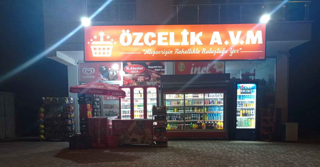 Telefon sürümü için marketin dış alan fotoğrafı.